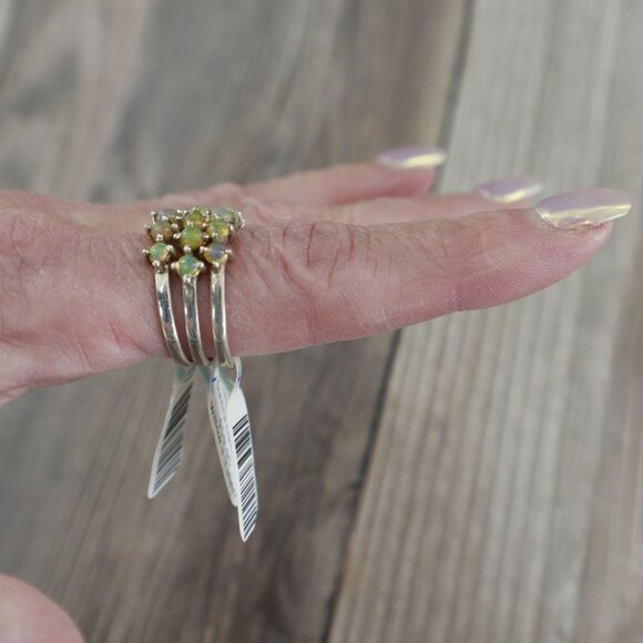 Sienna Opal Ring Womens Boho Bohemian Hippie Gypsy Pretty Gift Anniversary NWT - Picture 9 of 14